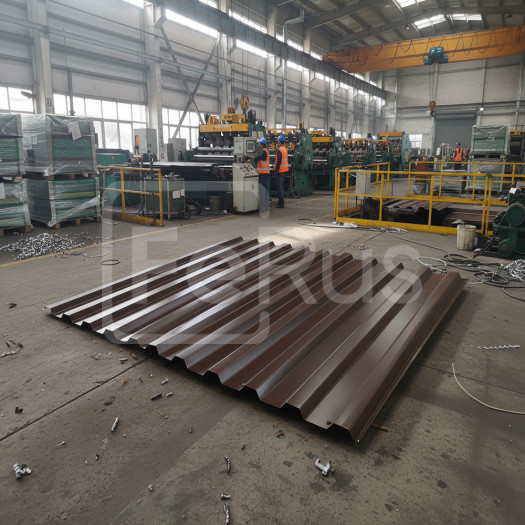 Профнастил С20 полиуретановый глянцовый (Zn200-275) 0,5х1100х1200 мм, NL 807